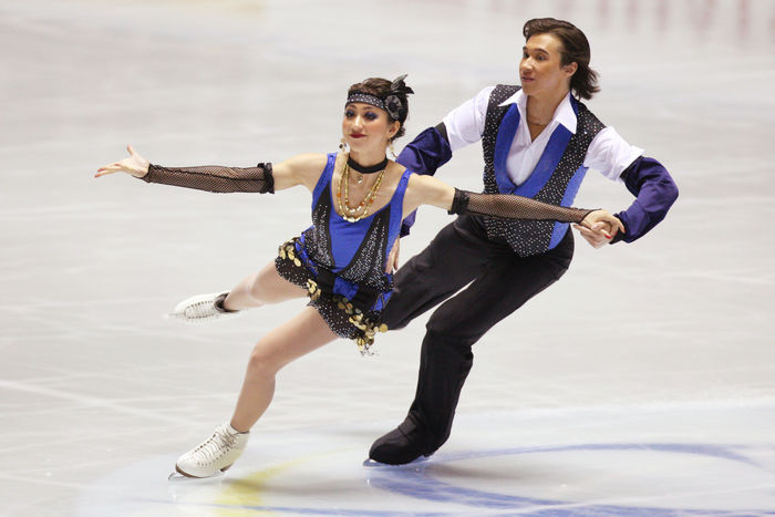 (L to R) Cathy Reed, Chris Reed (JPN), APRIL 16, 2009 - Figure Skating : ISU World Team Trophy 2009, Ice Dancing Original at Yoyogi 1st Gymnasium, Tokyo, Japan (Photo by AFLO SPORT) [1045].