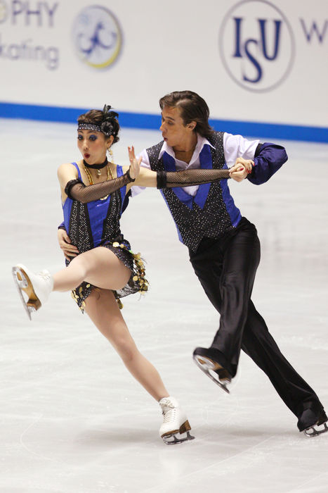 (L to R) Cathy Reed, Chris Reed (JPN), APRIL 16, 2009 - Figure Skating : ISU World Team Trophy 2009, Ice Dancing Original at Yoyogi 1st Gymnasium, Tokyo, Japan (Photo by AFLO SPORT) [1045].
