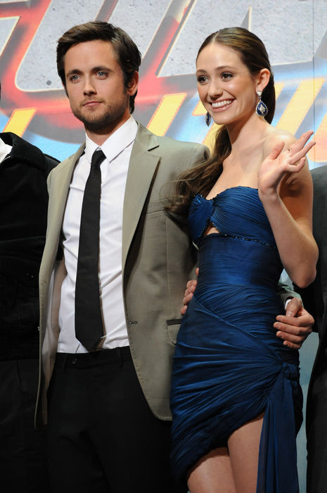 (L to R) Justin Chatwin, Emmy Rossum, March 10, 2009 : Japan premiere of film 