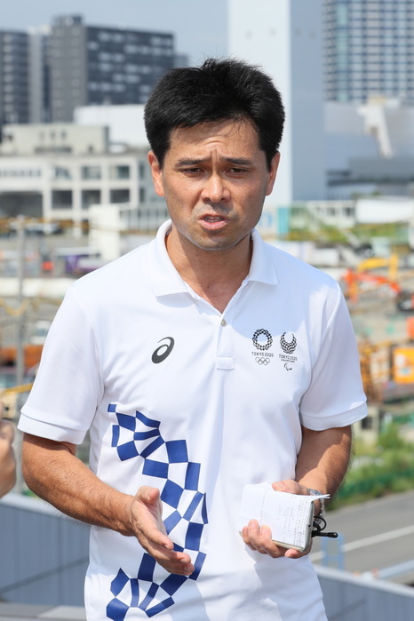 Tokyo 2020 Olympic and Paralympic Games 1st NPC Open Days Visit to the athletes  village construction site Tokyo 2020 Organizing Committee Toru Kobayashi AUGUST 30, 2017 : The Tokyo Organising Committee of the Olympic and Paralympic Games The Tokyo Organising Committee of the Olympic and Paralympic Games holds the first NPC Open Days in Tokyo, Japan. Officials from 6 countries inspected a construction site of Officials from 6 countries inspected a construction site of Paralympic Village for the Tokyo 2020 Paralympic Game.  Photo by Naoki Nishimura AFLO SPORT 