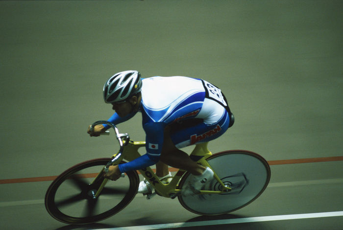 Narihiro Inamura (JPN)
JUNE 6-9, 1999 - Cycling :.
Narihiro Inamura of Japan in action during the 19th Asian Cycling Championships Track racing at Green Dome Maebashi in Gunma, Japan.
 (Photo by Jun Tsukida/AFLO SPORT) [0003].