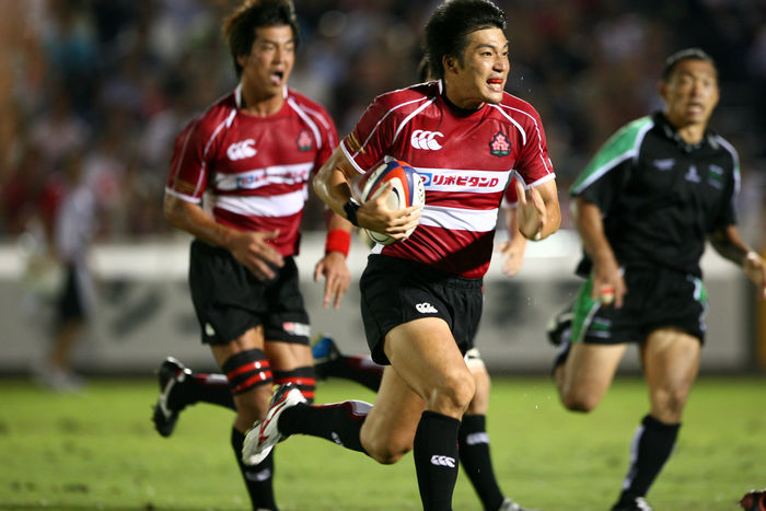 Koji Taira (JPN)
AUGUST 10, 2007 - Rugby : Lipovitan D Challenge2007, match between Japan 69-10 Asian barbarians at Prince Chichibunomiya Memorial Rugby Stadium, Tokyo, Japan. (Photo by Jun Tsukida/AFLO SPORT) [0003].
