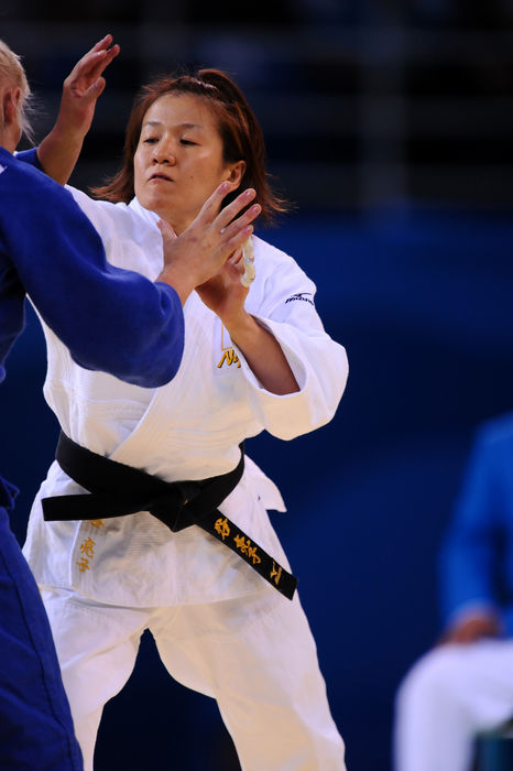 2008 Beijing Olympics   Women s Judo 48kg Ryoko Tani s last active competition Ryoko Tani in the third place match Ryoko Tani  JPN ,AUGUST 9, 2008   Judo : 2008 Beijing Olympic Games, Women  39 s  48kg Bronze Medal Match during the Beijing 2008 Summer Olympic Games at Beijing Science and Technology University Gymnasium in Beijing ,China.