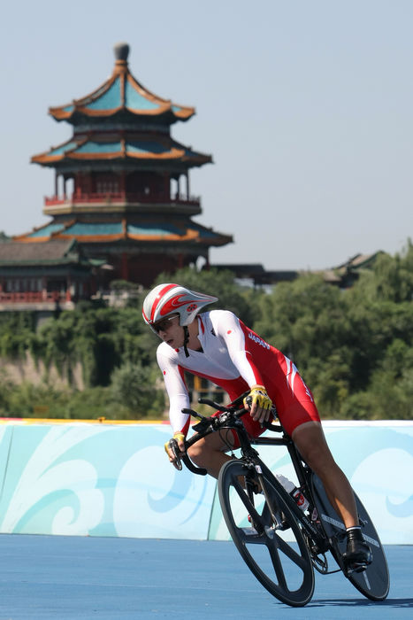 2008 Beijing Paralympics Bicycle Men Road Individual Time Trial CP4 Masashi Ishii  JPN , SEPTEMBER 12, 2008   Road Cycling : Beijing 2008 Paralympic Games, Men  39 s Individual Time Trial CP 4 Final at the Ming Tombs Reservoir Road, Beijing, China.  Photo by AFLO SPORT   1080 .