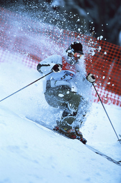 Junpei Endo (JPN)
JANUARY 21, 2001 - Freestyle Skiing :.
Junpei Endo of Japan in action during the 2001 FIS Freestyle Ski World Championships Men's Dual Mogul in Whistler/Blackcomb, Canada.
(Photo by AFLO SPORT) [0006].