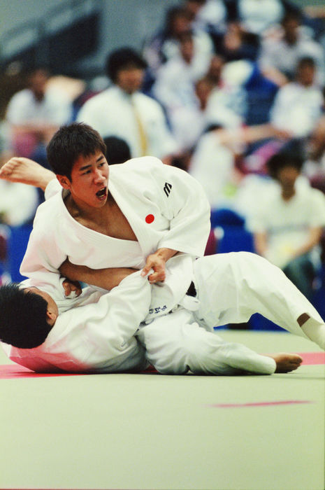 Yukinari Nakamura (JPN)
MAY 28, 2000 - Judo :.
Yukimasa Nakamura of Japan in action during the Asian Judo Championships Men's -66kg match at Osaka Municipal Central Gymnasium in Osaka, Japan.
(Photo by AFLO SPORT) [0006].