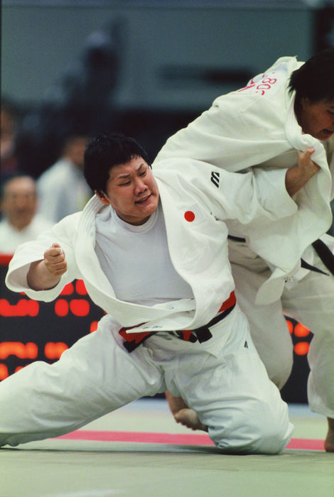 Midori Shintani (JPN) ,
MAY 28, 2000 - Judo :.
Midori Shintani of Japan in action during the Asian Judo Championships Women's Open class match Fu Ming Sun of China at Osaka Municipal Central Gymnasium (Photo by AFLO SPORT)
(Photo by AFLO SPORT) [0006].