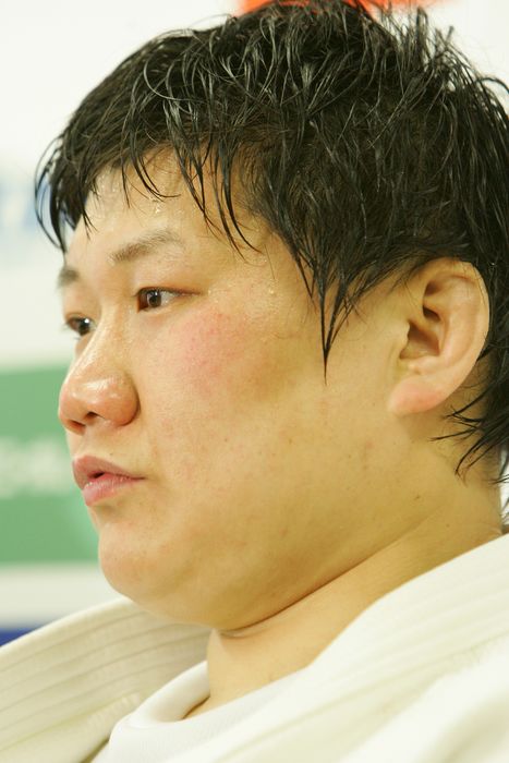 Midori Shintani, April 20, 2008 - Judo : appears retired on the press conference after the 23th All Japan Women's National Championships ( (Photo by Takao Yamada/AFLO SPORT) [0006].