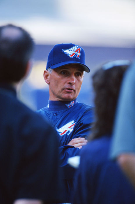 Manager Terry Collins (Angels), April 27, 1997 - MLB : before a game against the Detroit Tigers at Anaheim Stadium in Anaheim, California. The Angels won the game 6-5.(Photo by AFLO) [0559]