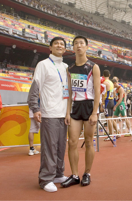 Andy Lau and the Paralympic Games in Beijing Andy Lau, Sep 09, 2008 : Andy Lau and the Paralympic Games in Beijing. Andy Lau not only watches the swimming matches,he also watches competions in the National Stadium,which is know as Bird s Nest. September 9,2008.Beijing.CHINA OUT TPGNEWS 2008.09.09  Photo by Top Photo AFLO   2169 .