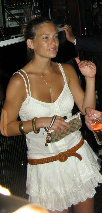 Bar Refaeli partying at Le Caves in St. Tropez Bar Refaeli, Aug 01, 2008 : Fuelling rumors of a break up from her boyfriend, Leonardo DiCaprio, Israeli Model Bar Refaeli was partying hard at Les Caves Nightclub with Alessandro in St. Tropez, France.Meanwhile Leo was seeing partying at Jimmyz Nightclub in Monaco with a bevy of models the night before.  Photo by Celebrity Vibe AFLO   2361 