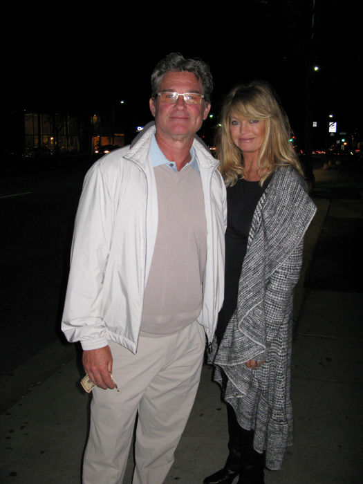 Kurt Russell and Goldie Hawn at Katsuya Brentwood Restaurant. Kurt Russell and Goldie Hawn, Feb 25, 2009 : Kurt Russell and Goldie Hawn just had dinner at Katsuya Restaurant  she was looking inside her bag for the Valet Kurt finally asks the Valet guys to look on the car key. panel, that yas when he founded it. Brentwood, CA, USAWednesday, February 25, 2009. Photo by Celebrity Vibe AFLO   2361 .