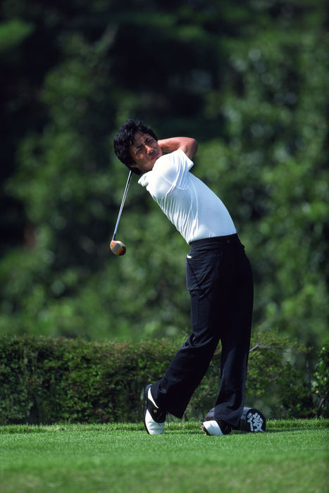 Taichiro Kanaya, circa 1987 - Golf : (Photo by AFLO) [0243].