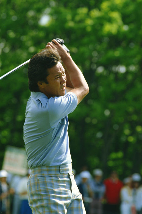 circa 1990 Isao Aoki Isao Aoki, Circa 1990   Golf :  Photo by AFLO   0243 .