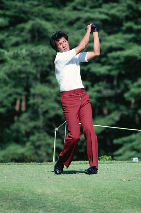 circa 1985 Isao Aoki Isao Aoki, Circa 1985   Golf :  Photo by AFLO   0243 .