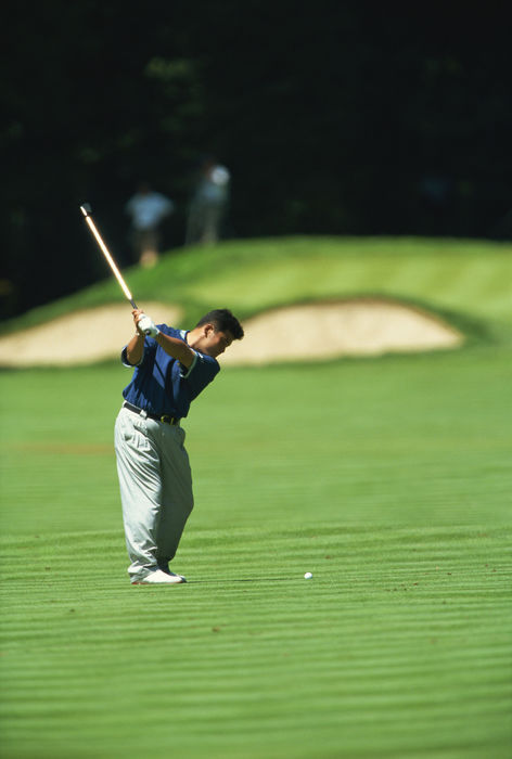 Shigeki Maruyama, August 1997 - Golf : during the PGA Championship at the Winged Foot Golf Course in Mamaroneck, New York, USA. (Photo by AFLO) [0309].