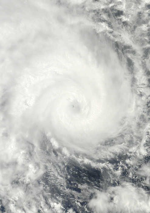 satellite image Satellite view of Cyclone Pam in 2015 near the Vanuatu islands off Australia. Image taken on March 11, 2015, 3 11 2015