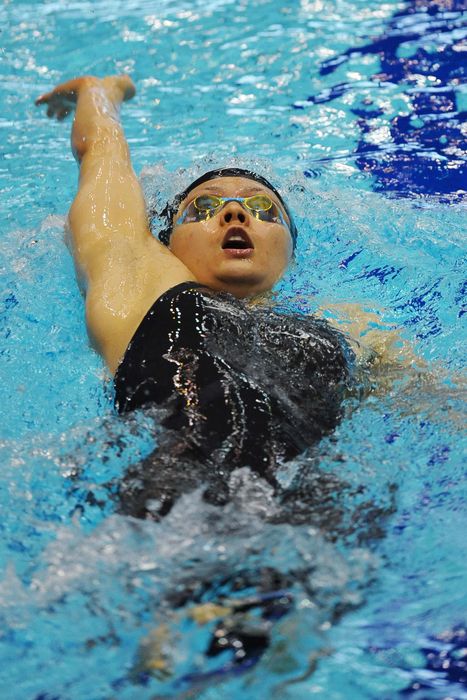 Shiho Sakai, JUNE 6, 2009 - Swimming : JAPAN OPEN 2009, Women's 200m Backstroke Heat at Tatsumi International Swimming Pool, Tokyo, Japan. Photo by AFLO SPORT) [1045].