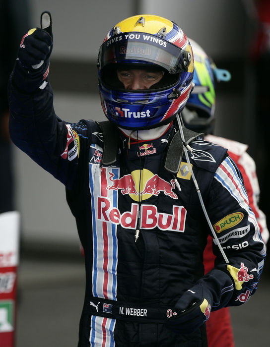 Motorsports   Formula 1: World Championship 2009, GP of Germany Mark Webber  Red Bull , JULY 12, 2009   F1 : Mark Webber of Australia and Red Bull Racing celebrates in parc ferme after winning the German Formula One Grand Prix at Nurburgring in Nurburg, Germany.  Photo by AFLO   0906      Local Caption         www.hoch zwei.net     copyright: HOCH ZWEI   Juergen Tap    