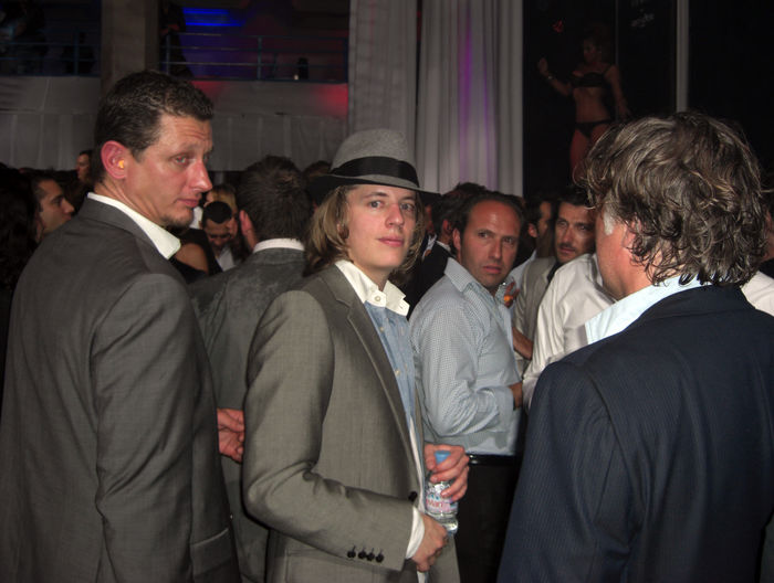 Pierre Sarkosy, France s President Nicholas Sarkosy oldest son, partying at VIP Room in Cannes, France Nicholas Sarkosy, May 14, 2009 : Pierre Sarkosy, France s President Nicholas Sarkosy oldest son. Pierre Sarkosy, France s President Nicholas Sarkosy oldest son, having fun at Cannes Film Festival, flirting with various girls, party hoping from Lou Besson s Event at The Croisette then going to VIP Room. He was seeing hanging out with the VIP stripper dancers on the basement, then left from there, instead of the front so the paparazzi won t photograph him. VIP Room Nightclub. Cannes, France. Thursday, May 14, 2009  Photo by Celebrity Vibe AFLO   2361 