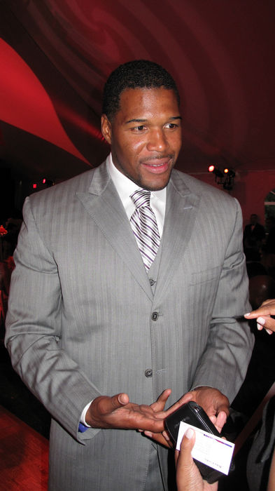 Michael Strahan, Jun 04, 2009 : Fresh Air Fund Charity Event. Tavern on the Green Restaurant. Central Park.New York, NY, USA. Thursday, June 04, 2009. (Photo by Celebrity Vibe/AFLO) [2361]