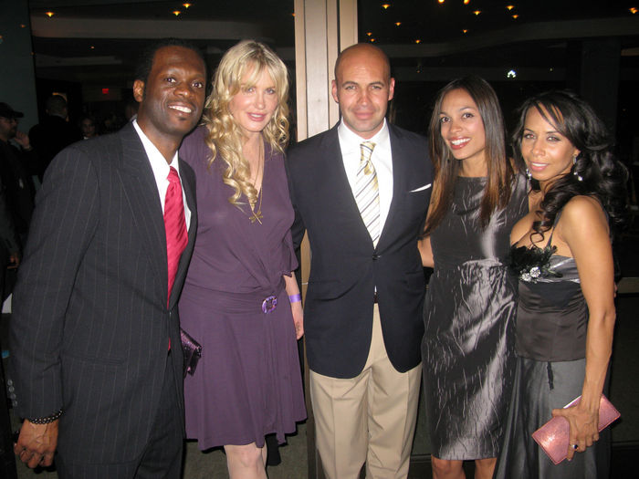 Pras Michel and Daryl Hannah and Billy Zane and Rosario Dawson and Claudine Oriol, Apr 20, 2009 : Pras Michel of The Fugees Honoring The First Ladies of Africa at a Special Cocktail Reception in partnership US Doctors For AFRICA. WP Wolfgang Puck Restaurant. Pacific Design Center. West Hollywood, CA, USA. Monday, April 20, 2009. (Photo by Celebrity Vibe/AFLO) [2361]