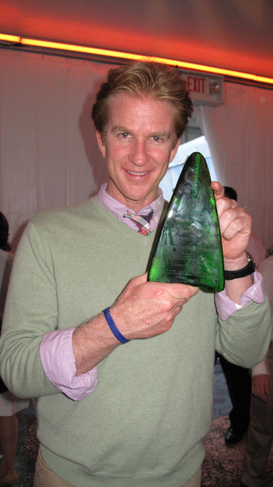 Solar One First Annual Revelry By The River Benefit. Matthew Modine, Jun 02, 2009 : Solar One First Annual Revelry By The River Benefit. Solar One, East River at 23rd Street. New York, NY, USA. Tuesday, June 02, 2009. Brooke Shields congratulates Matthew Modine upon receiving his Green Award from Solar One for his leadership role in addressing climate change that includes his Bicycle for a Day program and his convincing scriptwriters to send out scripts to actors typewritten using both sides of the pages to save trees. Kick Kennedy, daughter Robert Kennedy, Jr. who himself was instrumental in cleaning up NYC waterways when he started Riverkeeper, received the young environmentalist Award on behalf of Waterkeeper.  Photo by Celebrity Vibe AFLO   2361 