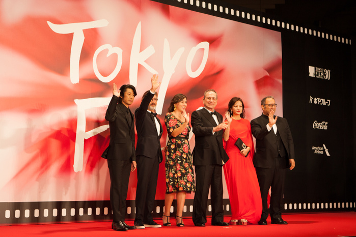30th Tokyo International Film Festival 2017 10 25 Tokyo, The 30th Tokyo International Film Festival will be held for one week in Tokyo. Members of the International Competition Jury, Masatoshi Nagase, Martin Provost, Victoria Jones, Tommy Lee Jones, Zhao Wei  Reza Mirkarimi  Photos by Michael Steinebach   AFLO 
