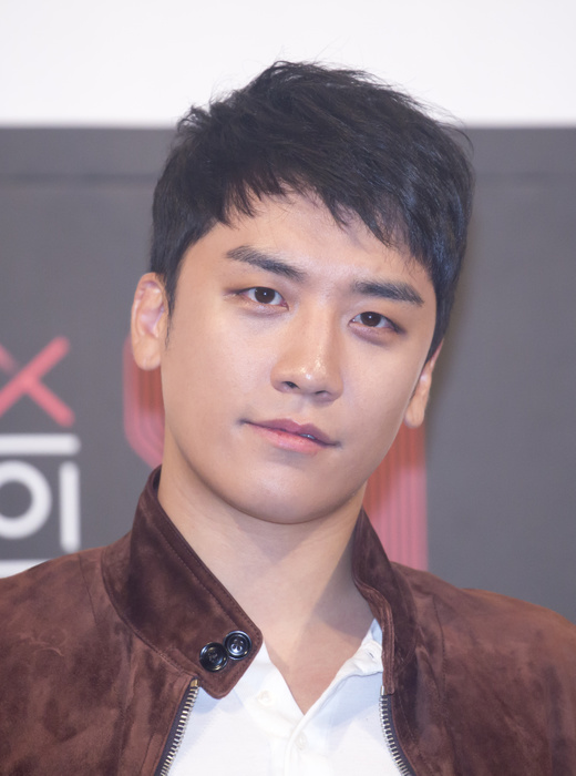 Seungri from K pop boy band BIGBANG attends a press conference for YG Entertainment s upcoming audition programme, Mix 9, in Seoul V.I V.I  BIGBANG , Oct 27, 2017 : V.I  Seung Ri  from K pop boy band BIGBANG attends a press conference for YG Entertainment s upcoming audition Mix 9 will be broadcast on JTBC from October 29, 2017 in South Korea. Photo by Lee Jae Won AFLO   SOUTH KOREA 
