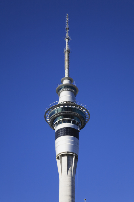 New Zealand, Auckland, North Island, View of sky tower