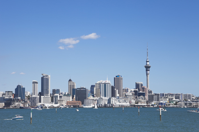 New Zealand New Zealand, View of Skyline City Center