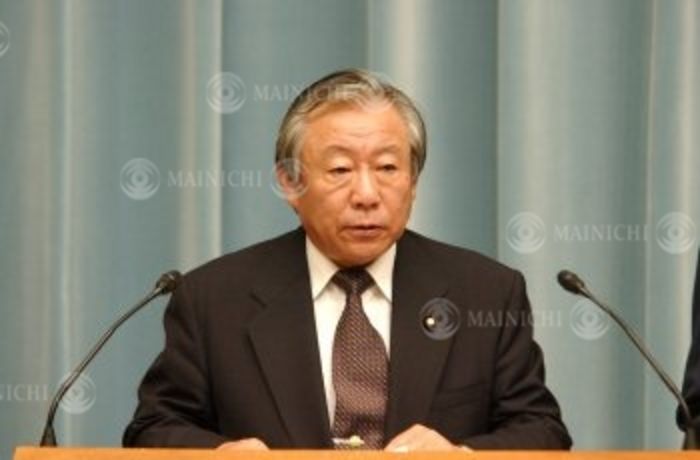 Shohhajime Konoike, Minister of State for Disaster Prevention and Minister of State for Special Zones for Structural Reform, (Photo by Mainichi Newspaper/AFLO) [2400].