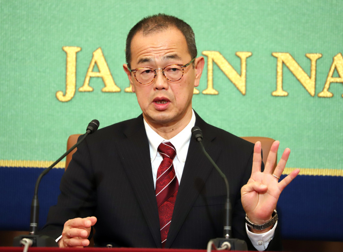 New Chairman Fuketa of the Nuclear Regulation Authority of Japan holds a press conference November 13, 2017, Tokyo, Japan   The new chairman of Japan s Nuclear Regulation Authority Toyoshi Fuketa speaks before press at the National Press Club in Tokyo on Monday, November 13, 2017. Fuketa replaced to Shunichi Tanaka, former chief of NRA in September.      Photo by Yoshio Tsunoda AFLO  LWX  ytd