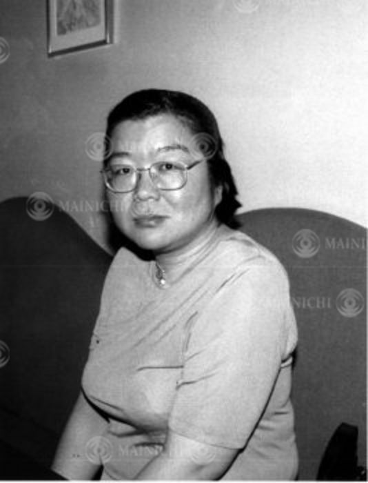 Yoriko Shono, author, published June 14, 1998 (Photo by Mainichi Newspaper/AFLO) [2400].