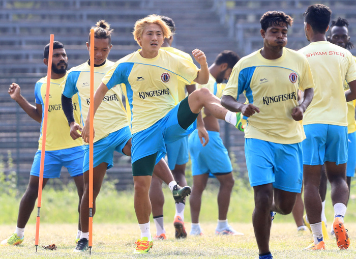East Bengal FC Practice Katsumi Yusa Katsumi Yusa  East Bengal , OCTOBER 17, 2017   Football   Soccer : East Bengal Practice Katsumi Yusa joins India East Bengal FC practice for the first time on October 16, 2017  photo date 20171017 photo location Kolkata, India.