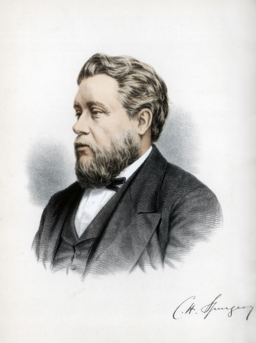 Charles Haddon Spurgeon, British Baptist preacher, c1890. Spurgeon (1834-1892) preached his first sermon at the age of sixteen, People from all walks of life would flock to hear him preach. This had been specifically built for him, as the halls he preached in could not hold the numbers of people that came to listen. He instigated the establishment of many institutions, such as a pastors' college founded at Camberwell in 1856, He instigated the establishment of many institutions such as a pastors' college founded at Camberwell in 1856, which transferred to the Metropolitan Tabernacle in 1861; and an orphanage founded in 1867 at Stockwell. Gallery", Cassell, Petter and Galpin, London, Paris and New York, c1890.