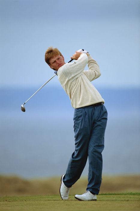 Date unknown Ernie Els. Ernie Els  RSA , UNDATED   Golf : Ernie Els of South Africa in action during the competition.  Photo by Koji Aoki AFLO SPORT   0010 