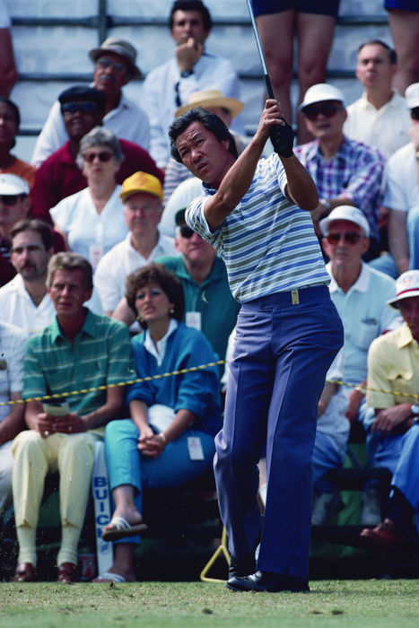 1988 Westchester Classic Isao Aoki Isao Aoki, 1988   Golf : during the Westchester Classic  later known as the Buick Classic  golf tournament in USA,  Photo by AFLO   0135 .