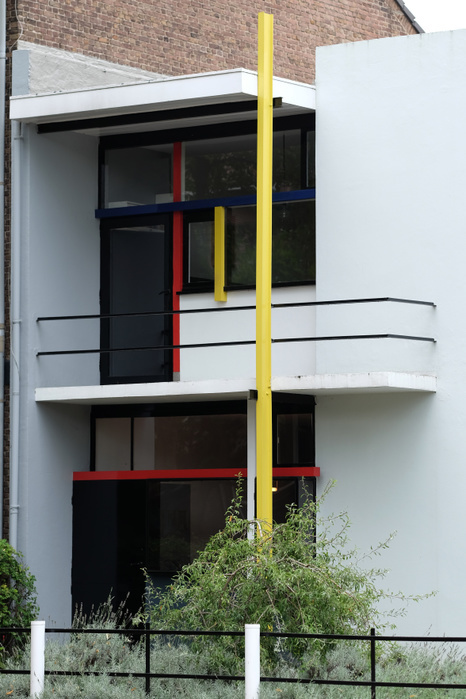 Schrader House, Utrecht, the Netherlands World Heritage The Rietveld Schr der House The Rietveld Schr der House, designed by Dutch architect Gerrit Thomas Rietveld, stands in Utrecht, Netherlands, August 18, 2017. The De Stijl  architecture is a UNESCO World Heritage. Photo by Yuriko Nakao AFLO   