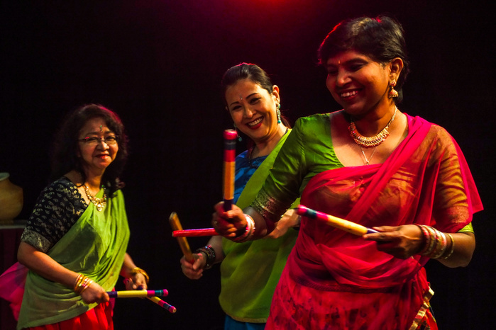  Launch of World Cancer Week Day 2018 KUALA LUMPUR, MALAYSIA   FEBRUARY 05: A cancer survivors perform a traditional Village dance   Kolaattam  during launch of World Cancer Week Day 2018 in Kuala Lumpur on February 5, 2018. According to National Cancer Society and Minister of Healh Malaysia Subramaniam, Malaysia has a high incidence to death ratio in Southeast Asia, with 37,000 new cases and 22,000 death each year.   Photo by Samsul Said AFLO   MALAYSIA 