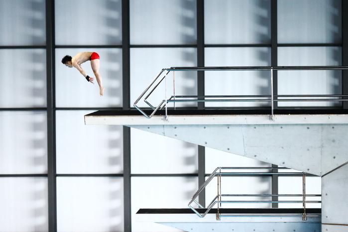 2018 International Skipping Competition Selection Committee General view,  FEBRUARY 11, 2018   Diving : Diving International tournament selection,  Men s 10m platform  at Tatsumi International Swimming Pool, Tokyo, Japan.   Photo by Naoki Nishimura AFLO SPORT 