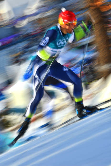 2018 PyeongChang Olympics XC Men 15km Ambience shot,  FEBRUARY 16, 2018   Cross Country Skiing : Men s 15km Free at Alpensia Cross Country Skiing Centre during the PyeongChang 2018 Olympic Winter Games in Pyeongchang, South Korea.   Photo by MATSUO.K AFLO SPORT 