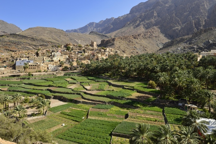 Village of Balad Sayt, Hajar al Gharbi mountains, Dakhiliyah, Oman, Asia