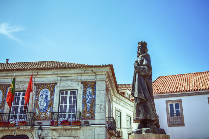 Cascais, Portugal Statue of King Pedro, city of Cascais, Lisbon area, Portugal