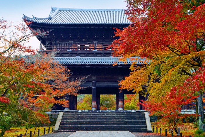 Autumn Color and Autumn Leaves at Nanzenji Temple, Kyoto, Japan
