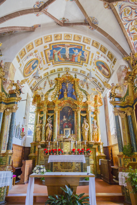Inside Santa Maddalena Church