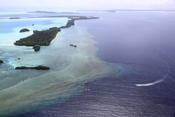 Palau Rock Island