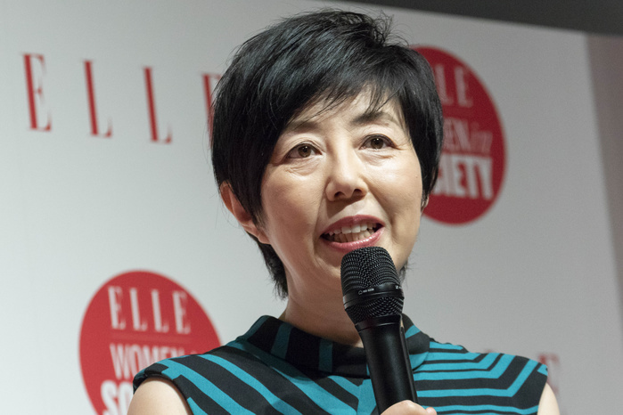 ELLE WOMEN in SOCIETY 2018 Japanese mathematician Noriko Arai speaks during the ELLE WOMEN in SOCIETY 2018 on June 16, 2018, Tokyo, Japan. The annual event focuses on working women s role in the Japanese society through various seminars where top businesswomen, celebrities and leaders are invited to speak.  Photo by Rodrigo Reyes Marin AFLO 