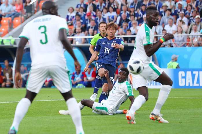 2018 FIFA World Cup Inui scores equalizer Takashi Inui  JPN  JUNE 24, 2018   Football   Soccer :. FIFA World Cup Russia 2018 Group H match between Japan   Senegal at Ekaterinburg Arena, in Ekaterinburg, Russia.  Photo by Yohei Osada AFLO SPORT 