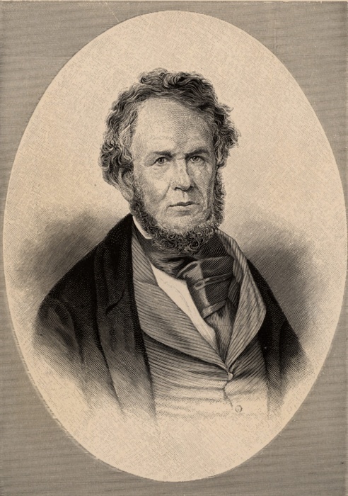 Henry Rowe Schoolcraft (1793-1864), American ethnologist, geographer and geologist, born at Albany, New York.  In 1832 he discovered the source of the Mississippi. He studied Native American culture, and his work on the legends provided material for Henry Wadsworth Longfellow's epic poem 'The Song of Hiawatha' (1855). 